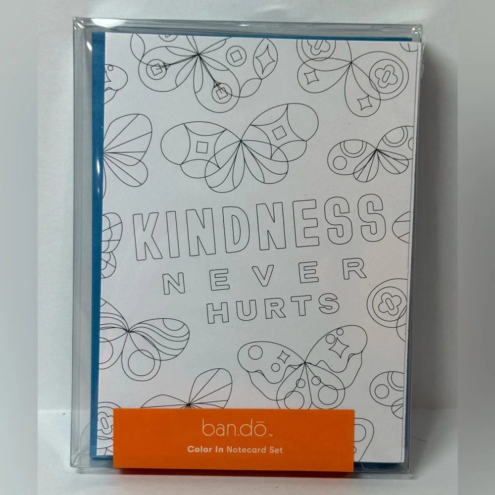 ban.do Kindness Never Hurts Color In Notecard Set – New